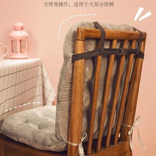 加厚坐垫办公室久坐靠垫靠背一体椅垫屁股垫学生宿舍椅子座垫冬季