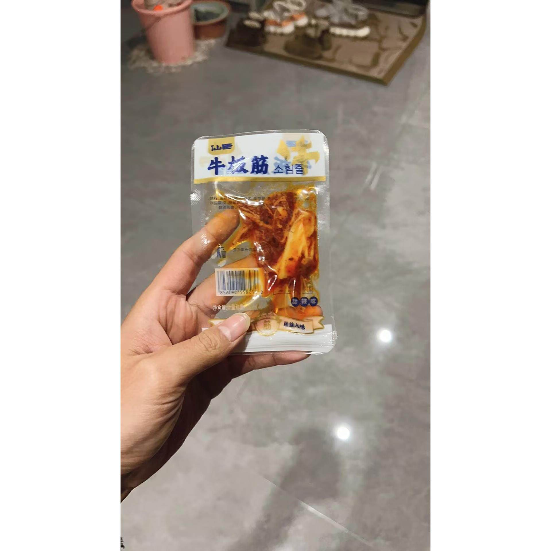 仙臣朝鲜族风味牛板筋小包装条状片状香辣甜辣烧烤网红特色小吃