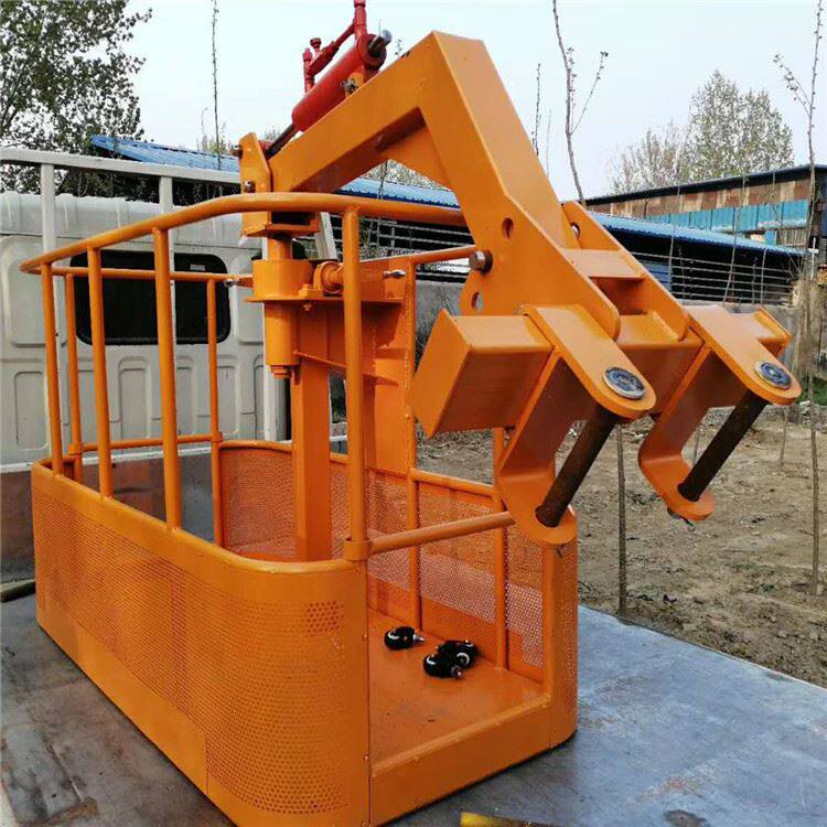 万尊厂家 吊车吊篮360度旋转吊篮 1.25米高空作业吊车吊筐