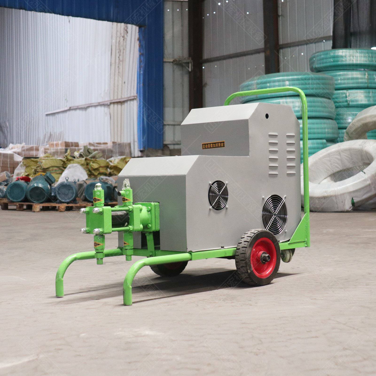 地下室堵漏注浆机 两相电高压注浆泵厂家 便携式双液电动注浆机