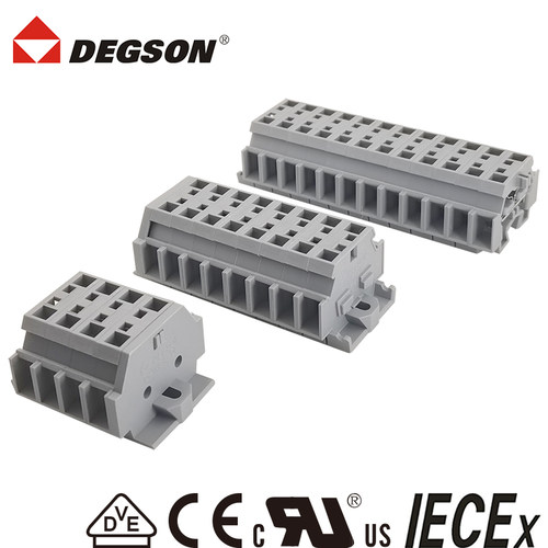 DEGSON高松弹簧式小导轨接线端子