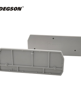 DEGSON高正高松导轨式接线端子排端板挡片隔板D-WS16-01P-11-00AH