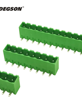 DEGSON高松5.08mm连接器2EDGRC插拔式PCB接线端子弯针座MSTBA2,5