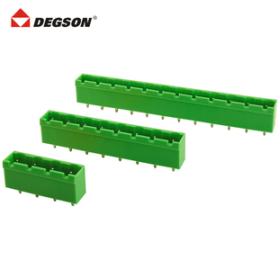 DEGSON连接器插拔式PCB接线端子2EDGVC-7.62-02P凤凰插座GMSTB2.5