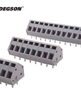 DEGSON高正高松斜面弹簧式PCB接线端子台DG245-5.08-02P-11-00AH