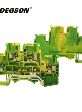 DEGSON高松接地端子排DSKK2.5-PE-01P-1C-00AH菲尼克斯PTTB2.5-PE