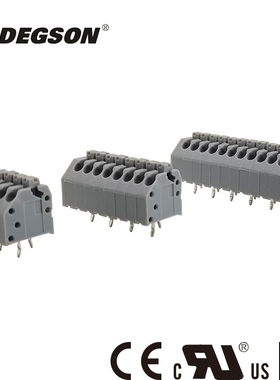 DEGSON高正高松DG250-3.5弹簧式免螺丝PCB接线端子KF250/PTSA 1,5