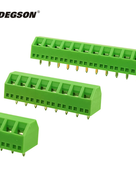 DEGSON高松螺钉式PCB接线端子台凤凰插座DG127S-5.0-02P-14-00AH
