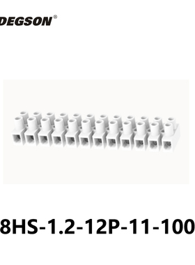DEGSON高松PCB面板贯通接线端子DG8/10/12/15HS-1.2-12P-17-100AH