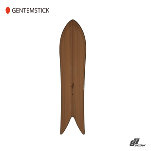 2425款 FISH滑雪板纯手工单板大山 日本GENTEMSTICK小红点ROCKET