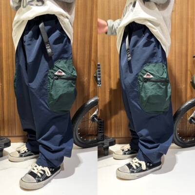 男童山系户外风大口袋拉链长裤