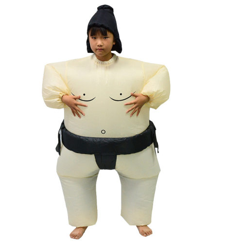 抖音同款卡通人偶装扮服装摔跤运动会儿童相扑充气服