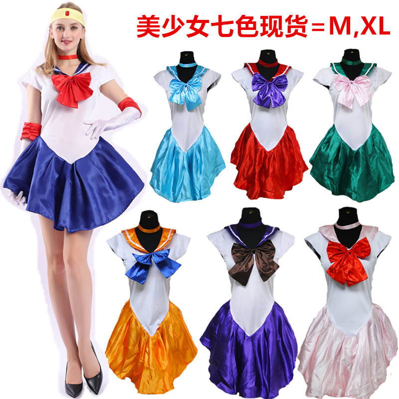 日本动漫服装成人美少女战士服装游戏制服cosplay男女同款SMXLXXL