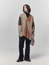 披肩围巾式 ALVNG 芸蚁 羊毛驼绒撞色毛衣舒适不刺肉 FW22 ANTS