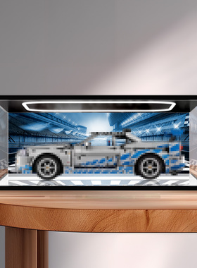 亚克力模型展示盒适用于日产GTR赛车速度与激情42210模型防尘收纳