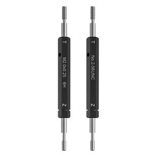 平头螺纹塞规公制内径螺纹通止量规美制螺纹牙规孔经螺纹量具检u.