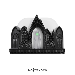 LAPUVAVA暗黑系列4代原创耳机壳适用AirPods4苹果耳机四代三代airpodspro2古堡保护壳耳机保护套硬壳耳机套