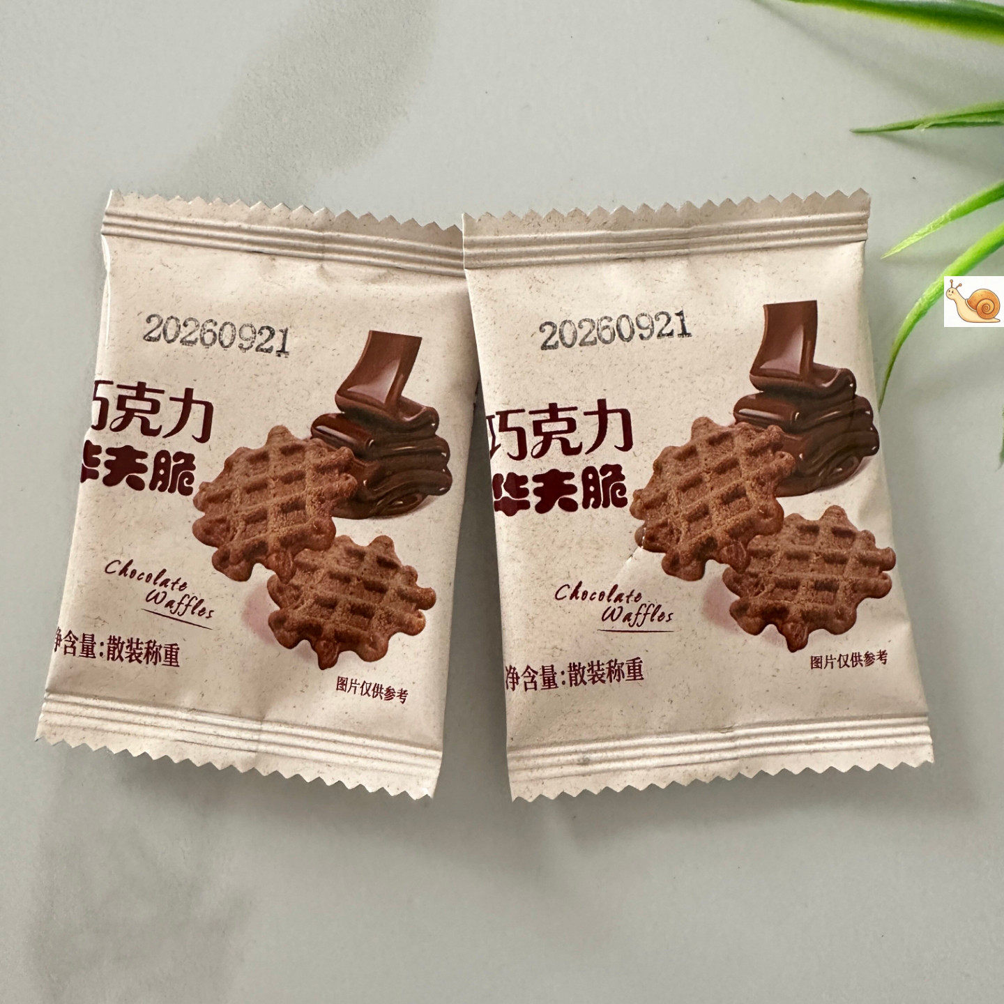 巧克力薄脆芝士华夫脆可可饼干