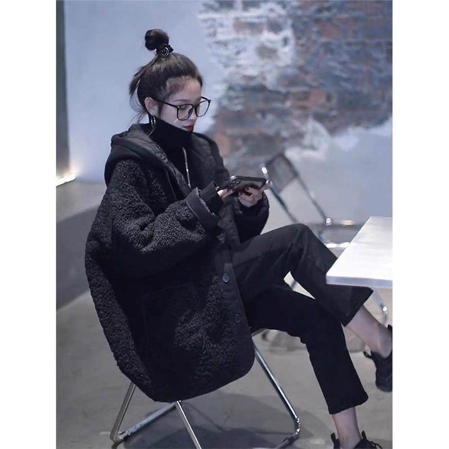 小香风羊羔毛绒外套女秋冬2025新款皮毛一体高级感摇粒绒棉服棉衣,个性定制/设计服务/DIY,棉服工装,淘宝优惠券,粉丝福利购,淘宝优惠卷