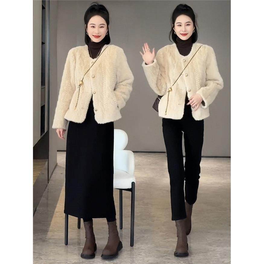 小香风加厚短款皮毛一体羊羔毛毛外套女秋冬2025新款爆款毛绒上衣,个性定制/设计服务/DIY,棉服工装,淘宝优惠券,粉丝福利购,淘宝优惠卷