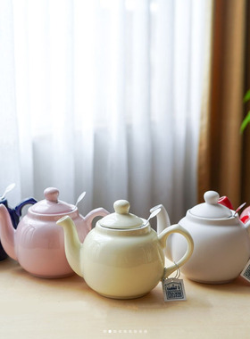 London Pottery英国进口陶瓷茶壶耐热咖啡壶日系轻奢田园风带滤网