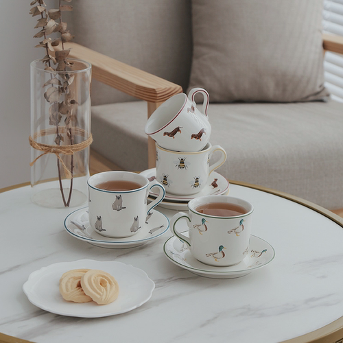 食品级杯碟萌趣高颜北欧轻奢送礼