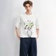 FLOW 夏日百搭宽松 我不是花瓶 SAME 水彩风格 手绘花卉休闲T恤