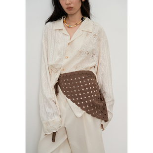 SAMEFLOW 百搭时髦单品毛呢屁帘女日常穿搭叠穿搭配半裙 小众时尚