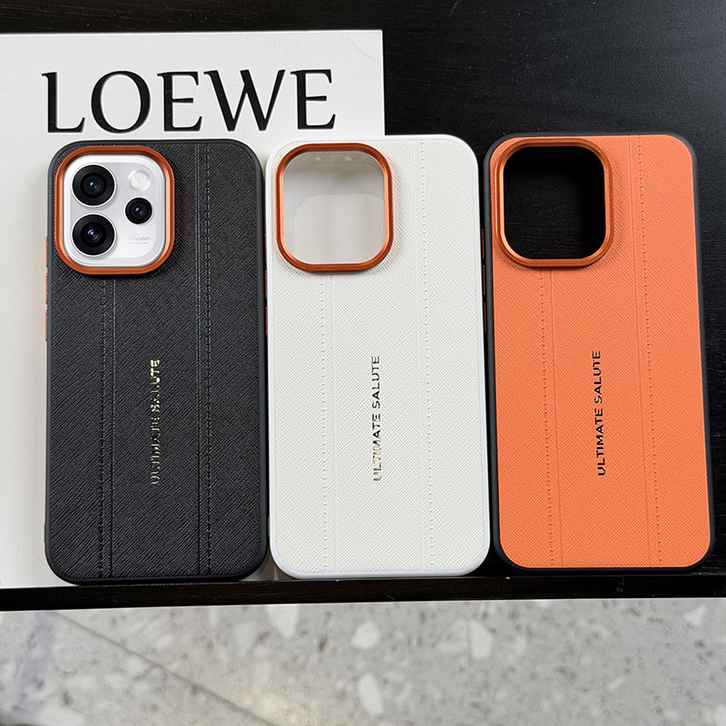 高档非凡系列适用opporeno15手机壳皮纹opporeno15pro保护套防摔硅胶软边OPPO创意高级非凡简约