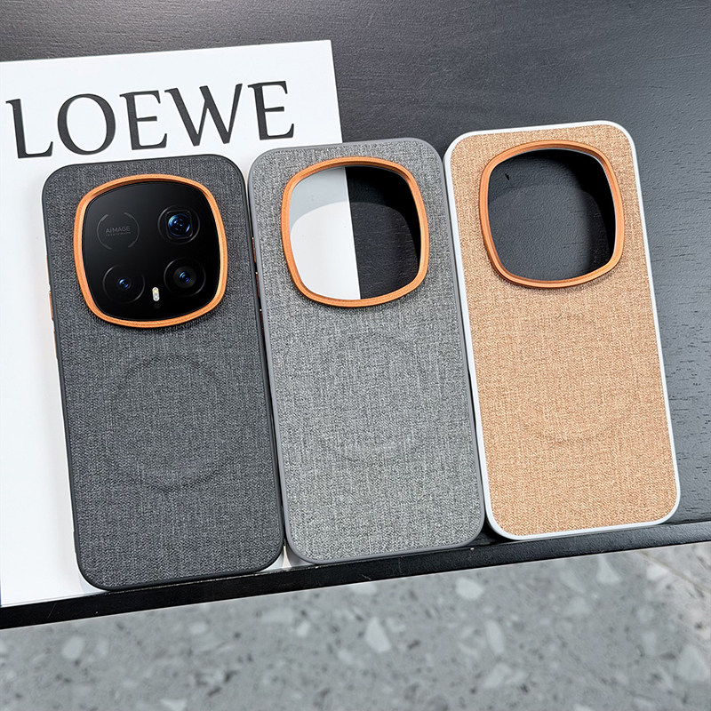 高级磁吸布纹适用荣耀magic8RSR保时捷手机壳布纹magic8rsr保护套全包防摔硅胶软边magic7高档磁吸商务男女