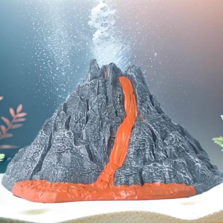 爆款微景观恐龙摆件 沙盘用品 鱼缸造景仿真火山雪山现货厂家直发