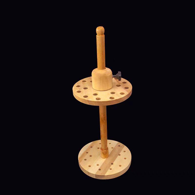 实验室用木质移液管架 圆盘滴管架 木质吸管架