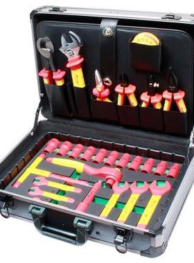 宝工原装绝缘工具VDE 1000V专业工具组 41件组PK-2836M电缆钳扳手