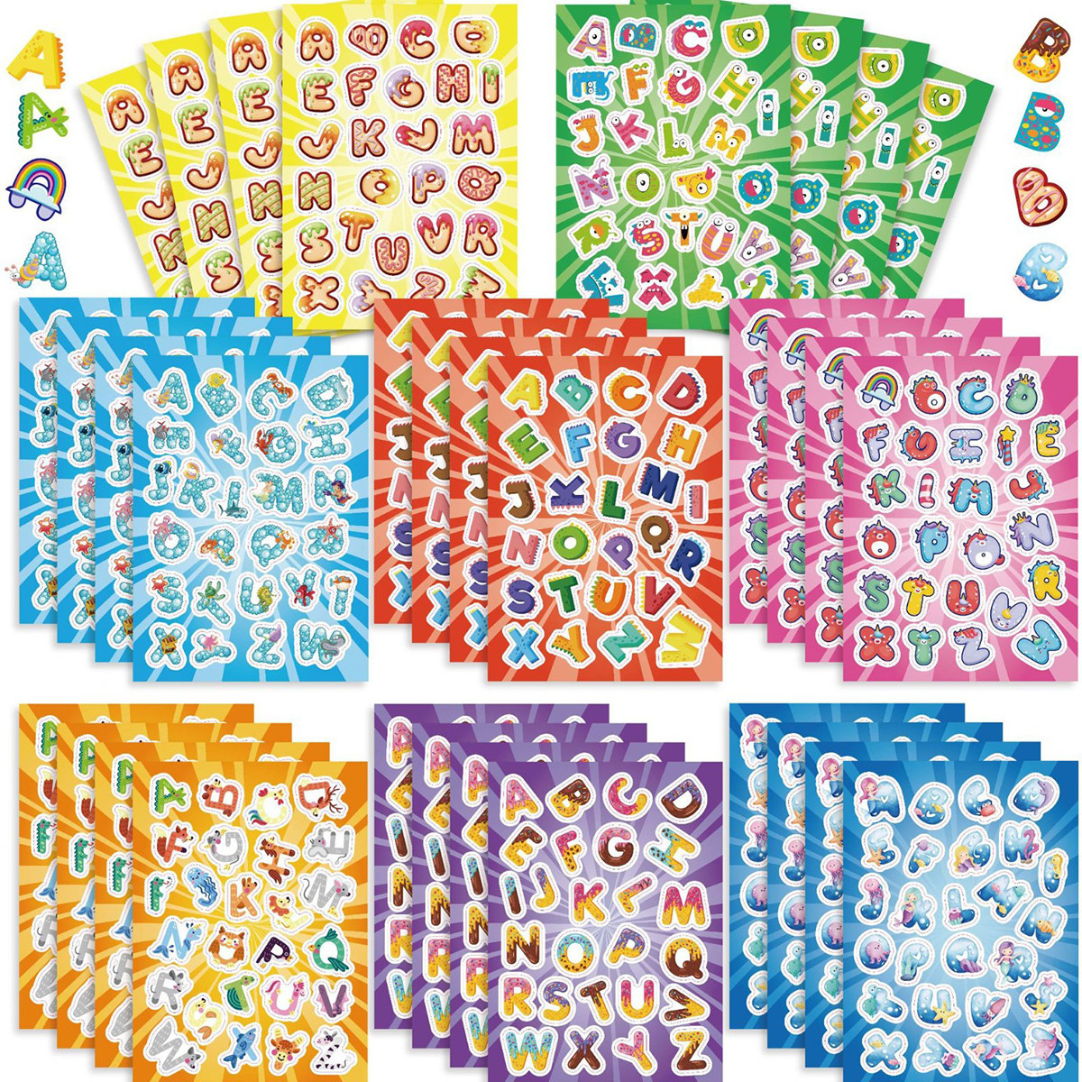 字母启蒙儿童拼图贴纸早教卡通小图案幼儿园宝宝奖励表扬粘贴画,文具电教/文化用品/商务用品,贴纸/立体贴纸,淘宝优惠券,粉丝福利购,淘宝优惠卷