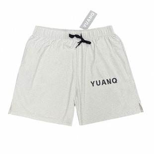 美式 短裤 夏季 YUANQ22SS基础款 透气轻薄不过膝休闲运动裤 四分裤