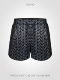 训练篮球休闲复古小众原创短裤 YUANQ25SS拼接满印LOGO美式 四分裤