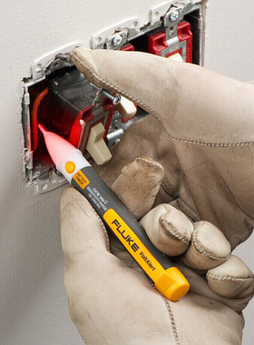 FLUKE福禄克电工电路感应验电笔1AC/2AC/LVD2非接触颜色提示电笔