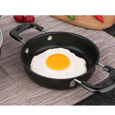 1pc 12cm Mini Portable Egg Pot Frying Pan with handle Kitche