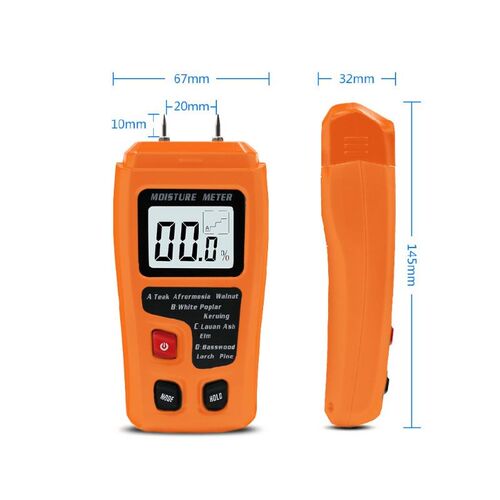 0-99.9% Handheld Digital Wood Moisture Meter Humidity Tester