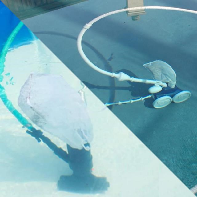 Fine Mesh Bag Pull-close Rope Filter Bag Vacuum Pool Swimmin