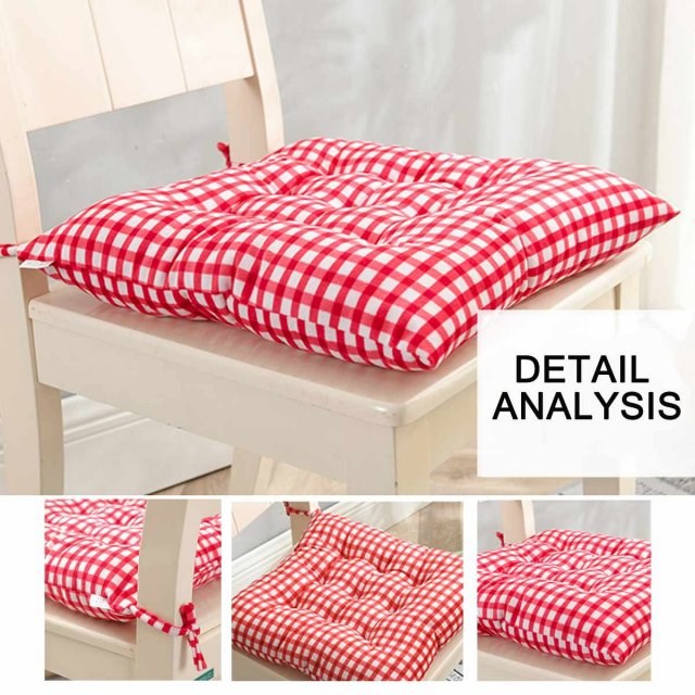 40*40cm Polyester Chair Cushion Square Soft Padded Cushion P
