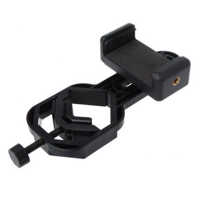 Universal Cell Phone Adapter with Spring Clamp Mount Monocul