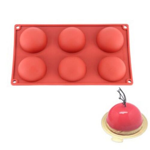 6 Holes silicone mold for cake chocolate round candy fondant
