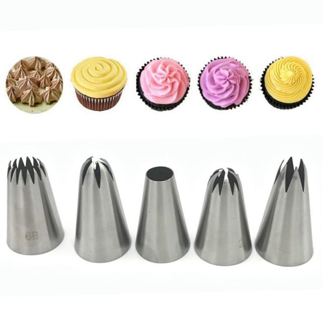 1M#2A#2D#2F#6B Russian Icing Tips Piping Pastry Nozzles For