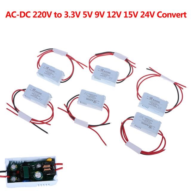 New Hot 1PCS AC-DC Power Supply Module AC 1A 5W 220V to DC 3