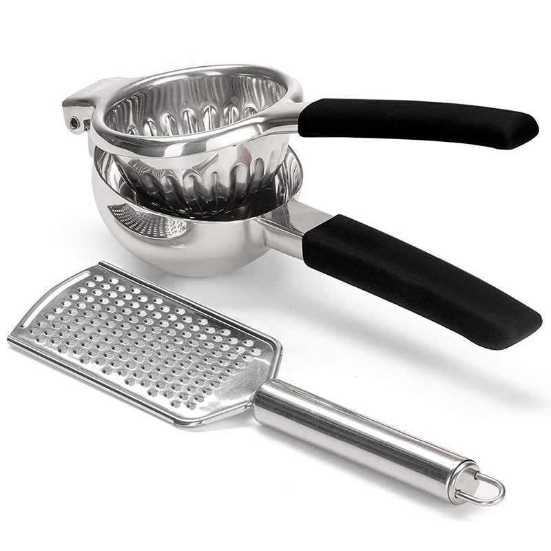 Lemon Squeezer Stainless Steel+ Grater Citrus Squeezer And