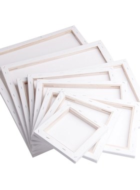 White Blank Square Artist Canvas Wooden Board Frame For Prim