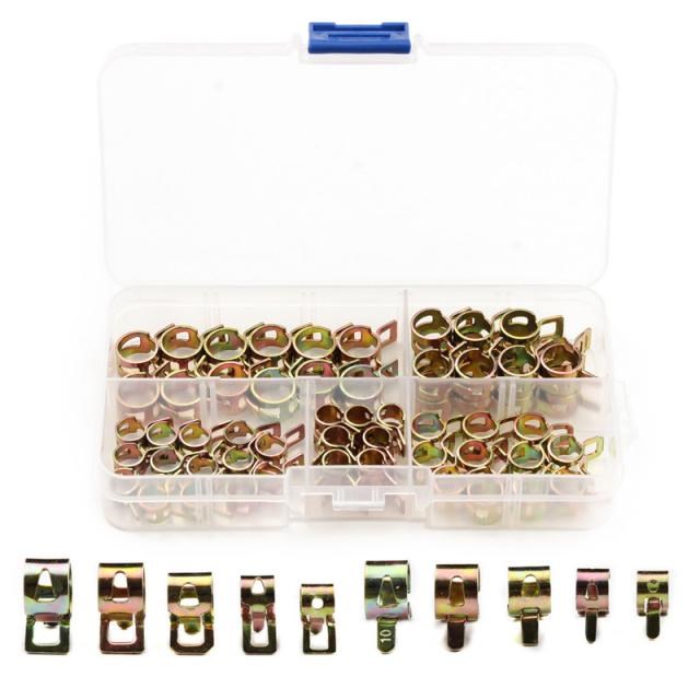 75Pcs/set 6-10mm Q673B Vacuum Spring Fuel Oil Water CPU Hose