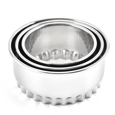 3pcs DIY Dumplings Maker Tool 304 Stainless Steel Jiaozi Pie