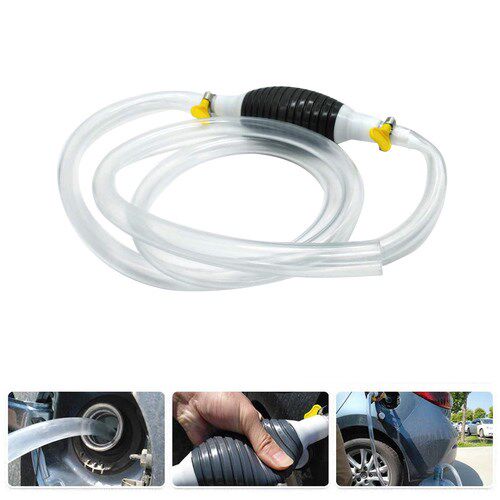 Newest High Flow Siphon Hand Pump Portable Manual Car Fuel T